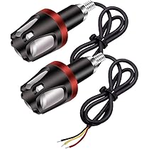 赤いハンドグリップ LEDインジケーター付き Amazon | ゆE9-14RD 12V M10 LED インジケーターランプ